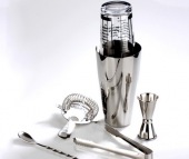 居家自學調(diào)酒 美式波士頓 搖酒壺套裝 調(diào)酒套裝 R18